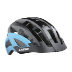 Cyklistická helma Lazer COMPACT DLX LED , Black/Blue Helmy vel.: U/54-61cm