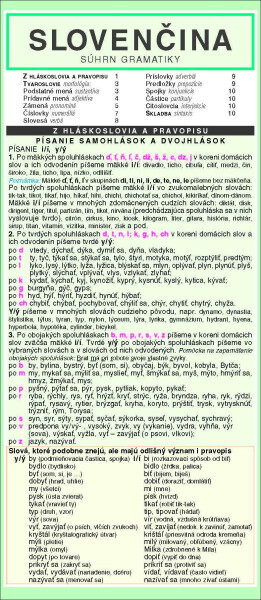 SLOVENČINA súhrn gramatiky Marta Julišová