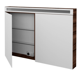 Dřevojas - Dvoudveřová galerka AIR GA2OE 120 - D06 Ořech 143848