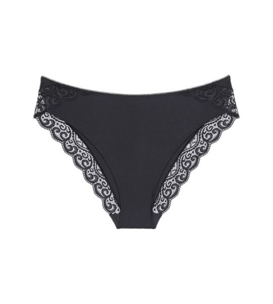 Dámské kalhotky Amourette Tai BLACK černé 0004 TRIUMPH BLACK