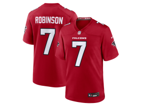 Dres Bijan Robinson #7 Atlanta Falcons NFL Nike Game Velikost: 5XL