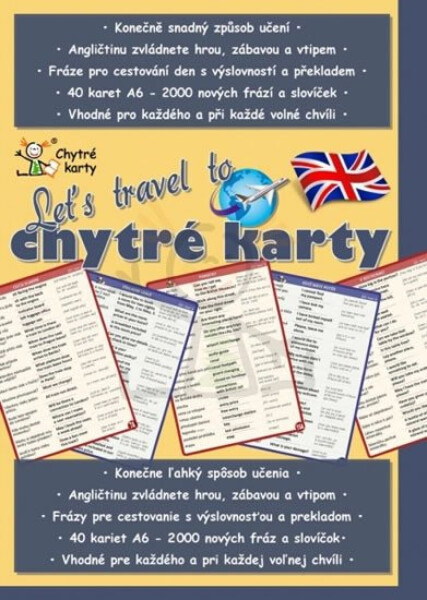 Chytré karty AJ Let’s travel to