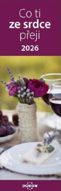 Kalendář záložkový 2026 - Co ti ze srdce přeji