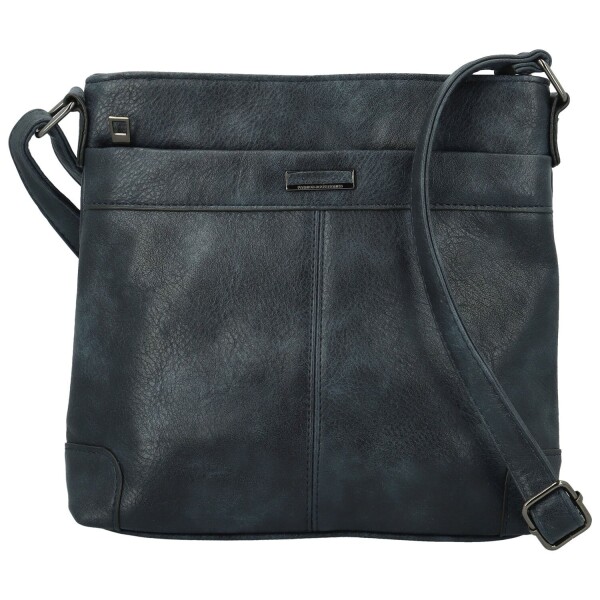 Trendy dámská koženková crossbody kabelka Neira, tmavě modrá