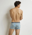 Pánské módní boxerky 3 ks DIM VIBES BOXER 3x - DIM - modrá M