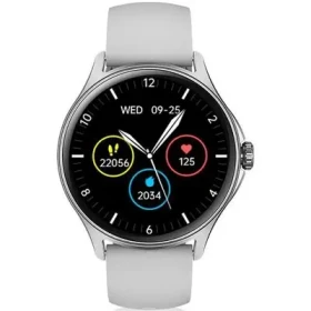 Niceboy Watch Pixel 2 stříbrná / Chytré hodinky / 1.38" IPS / IP67 / BT 5.3 (watch-pixel-2-silver)