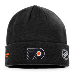 Fanatics Pánská Zimní Čepice Philadelphia Flyers Authentic Pro Game & Train Cuffed Knit Black