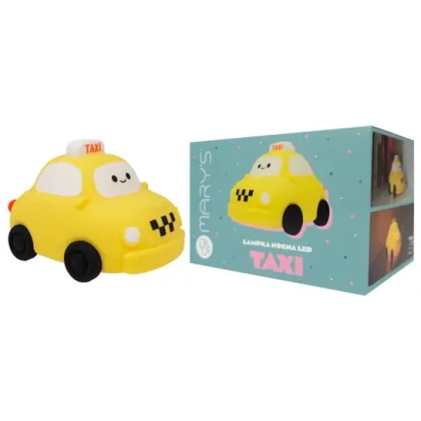 Mary's LED silikonová noční lampička stmívatelná, dotyková - Taxi (MW61413)