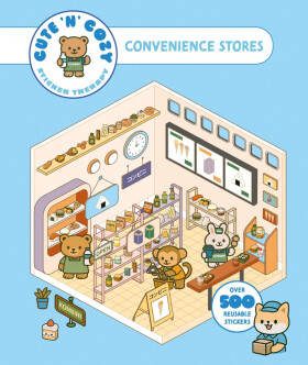 Cute ´n´ Cozy Sticker Therapy: Convenience Stores - Skittledog