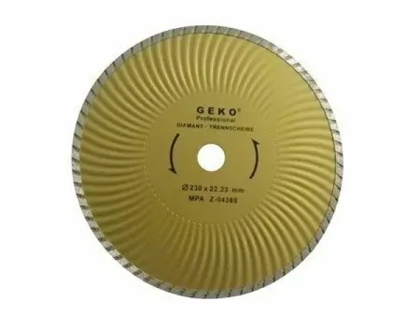 GEKO Kotouč diamantový řezný TURBO PLUS 230x8x22mm (G00274)