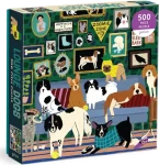 GALISON Čtvercové puzzle Psi v salonku