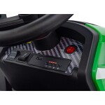 Mamido Dětský elektrický traktor BLAST s přívěsem 2x200W zelený