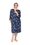 204 DÁMSKÁ KOŠILE BOGNA NAVY BLUE/PINK 2XL