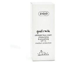 Ziaja Kozí mléko ultra lehký denní krém SPF 15 vyhlazující 50ml