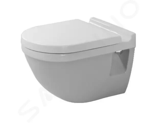 DURAVIT - Starck 3 Závěsné WC, s HygieneGlaze, bílá 2200092000