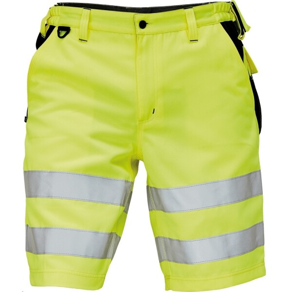 CRV Cerva Kraťasy KNOXFIELD Hi-Vis páské reflexní s elastickým pasem žluté 56 žluté