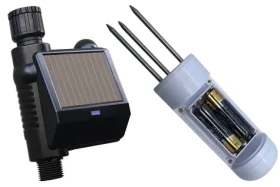 IMMAX NEO SMART zavlažovací ventil / Zigbee TUYA / Solární panel / Čidlo půdní vlhkosti (07525L)