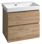 AQUALINE - ALTAIR umyvadlová skříňka 61,5x60x37cm, dub emporio AI368