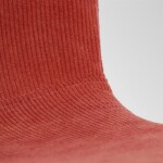 Židle jídelní, červená látka, černý kov