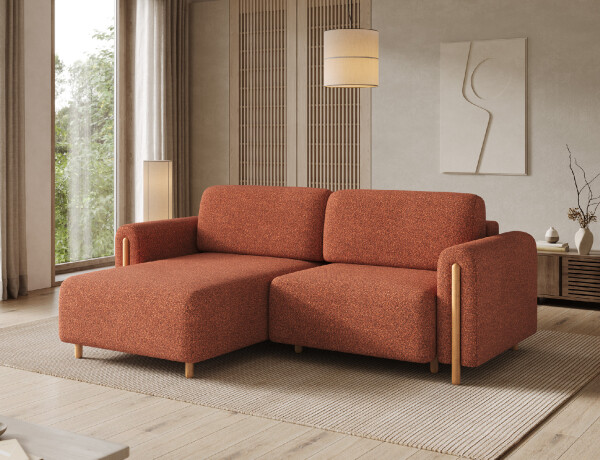 Sedací souprava Acossta Provedení: Levá varianta, Nožičky: Dub, látka: Jaffray 30