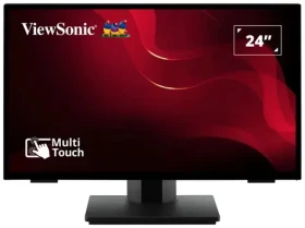 24" ViewSonic TD2465 černá / Monitor / Dotykový / VA / Full HD 1920x1080 / HDMI+DP+VGA+USB (TD2465)
