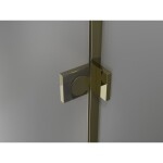 MEXEN/S - Lunar L Duo sprchové dveře křídlové 160, transparent, zlatá 834DL-160-000-50-00