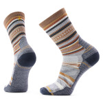 Unisex merino ponožky SMARTWOOL Hike Light Cushion Panorama Crew Socks, Light Gray velikost: 42-45 (L)