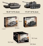 Stavebnice dřevěná Tank 18 cm