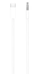 Apple Audio kabel USB-C - 3,5mm Jack bílá / Audio kabel / 3,5mm Jack / USB-C / 1,2 m (MDV84ZM/A)