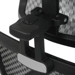 Kancelářská židle, synchronní mechanismus, černá látka, KA-Q8203 BK