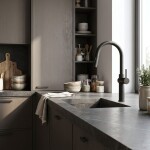 REA - Kuchyňská baterie Fresh vysoká Black REA-B7200