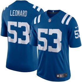 Nike Pánský dres Indianapolis Colts NFL Shaquille Leonard #53 Speed Machine Limited Velikost: M