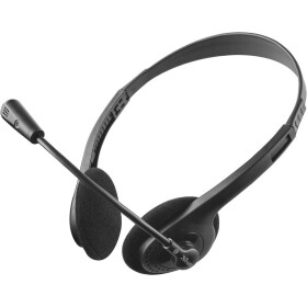 Trust Primo Chat Headset otevřená (On Ear) kabelová stereo černá regulace hlasitosti Počítače