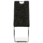 Jídelní židle, černá, látka, HC-483 BK3