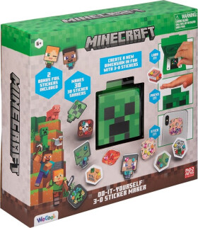 Minecraft 3D sada na výrobu samolepek - EPEE