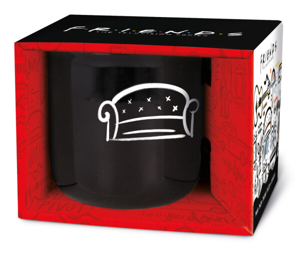 Hrnek Přátelé černý 410 ml - EPEE