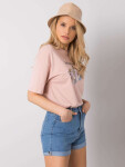 Tričko DS TS 1114.10P světle růžová S