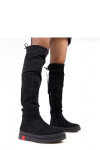 Dámské vysoké kozačky DH240102 Černá - YOLERA černá 40