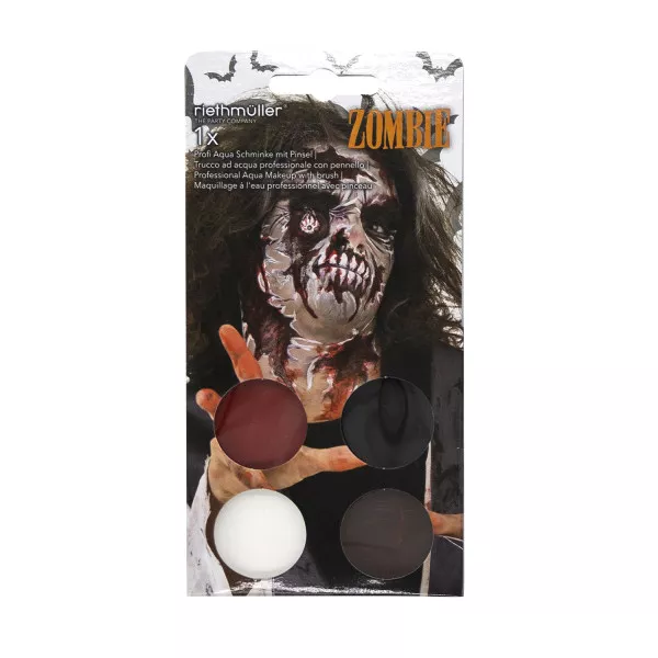 Rappa Make-up sada na obličej - Zombie