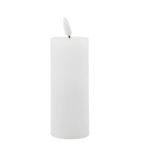 House Doctor Vosková LED svíčka White 12,5 cm, bílá barva, vosk