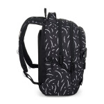 Studentský batoh Bagmaster NOMAD 25 A ČERNO-BÍLÝ, 3 roky záruka