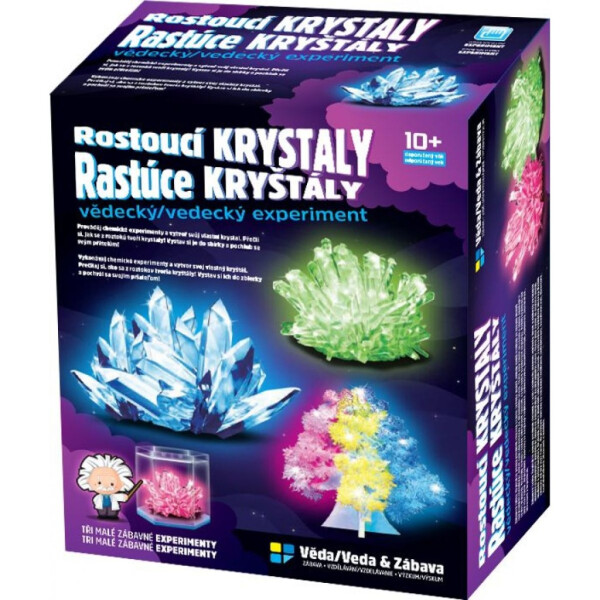 Vědecké experimenty - Rostoucí krystaly - Sparkys