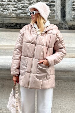 Trend Alaçatı Stili Dámské Kámen Kapuce Vnější Kapsa Puffer Módní Oversize Down Coat