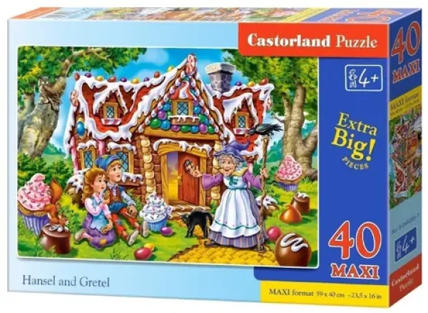 Castorland 040285 Puzzle Jeníček a Mařenka MAXI