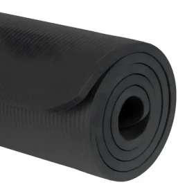 REBEL Podložka na cvičení Active černá / 183 x 61 cm / tloušťka 6 mm (RBA-3152-BK)