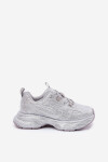 Dámské tenisky zdobené krystaly stříbrné Porrot 38