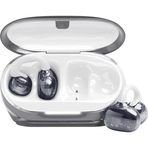 JBL Soundgear Clips TWS otevřená sluchátka Bluetooth®, Bez kabelu stereo bílá headset, odolné vůči potu, dotykové ovládání Hi-Fi