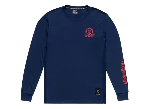 Troy Lee Designs Skyline Ride Tee pánský dres dlouhý rukáv Locals Midnight vel. L