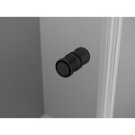 MEXEN/S - Mist-F Duo sprchový kout skládací dveře levá 115 x 85, transparent, černá 8A6-115L-085P-70-00