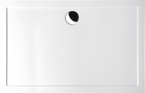 POLYSAN - KARIA sprchová vanička z litého mramoru, obdélník 100x70cm, bílá 71565